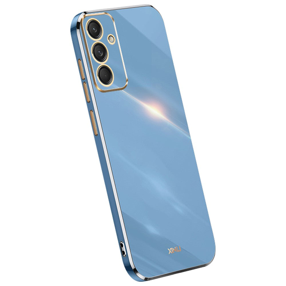 XINLI For Samsung Galaxy M55 5G / C55 5G / F55 5G Case TPU Phone Cover Electroplating Frame