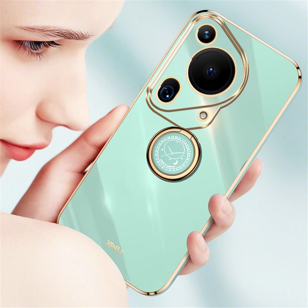 XINLI For Huawei Pura 70 Ultra Case Kickstand Electroplating TPU Phone Cover