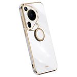 XINLI For Huawei Pura 70 Ultra Case Kickstand Electroplating TPU Phone Cover