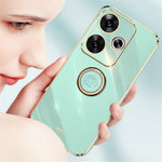 XINLI For Xiaomi Redmi Turbo 3 5G / Poco F6 5G Electroplated Case Soft TPU Cover with Kickstand