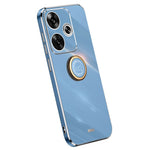 XINLI For Xiaomi Redmi Turbo 3 5G / Poco F6 5G Electroplated Case Soft TPU Cover with Kickstand