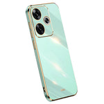 XINLI For Xiaomi Redmi Turbo 3 5G / Poco F6 5G Case TPU Phone Cover Electroplating Edge