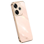 XINLI For Xiaomi Redmi Turbo 3 5G / Poco F6 5G Case TPU Phone Cover Electroplating Edge
