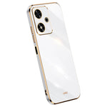 XINLI For Honor Play 50 Case TPU Soft Phone Cover Electroplating Gold Border