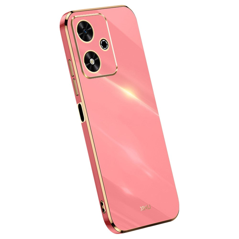 XINLI For Honor Play 50 Case TPU Soft Phone Cover Electroplating Gold Border
