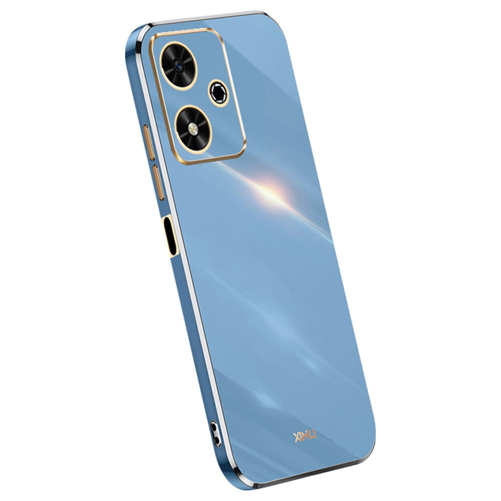 XINLI For Honor Play 50 Case TPU Soft Phone Cover Electroplating Gold Border