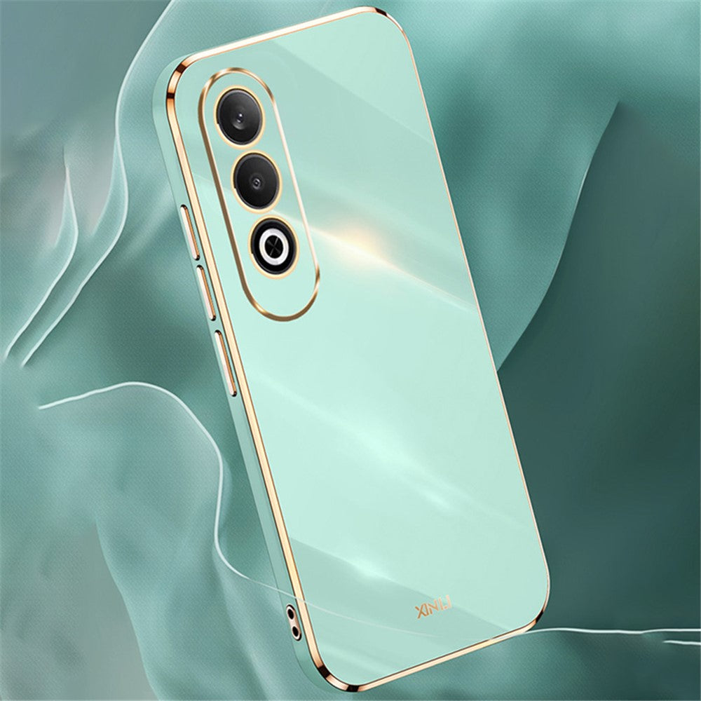 XINLI För Oppo K12 Skal Galvaniserad Kant Stötsäker TPU mobilskal