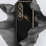 XINLI För Oppo K12 Skal Galvaniserad Kant Stötsäker TPU mobilskal