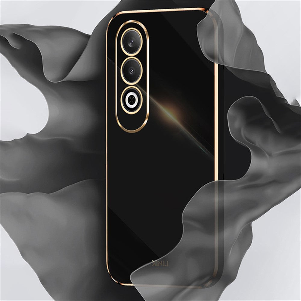 XINLI För Oppo K12 Skal Galvaniserad Kant Stötsäker TPU mobilskal