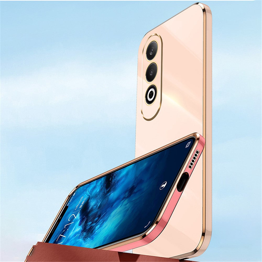 XINLI För Oppo K12 Skal Galvaniserad Kant Stötsäker TPU mobilskal