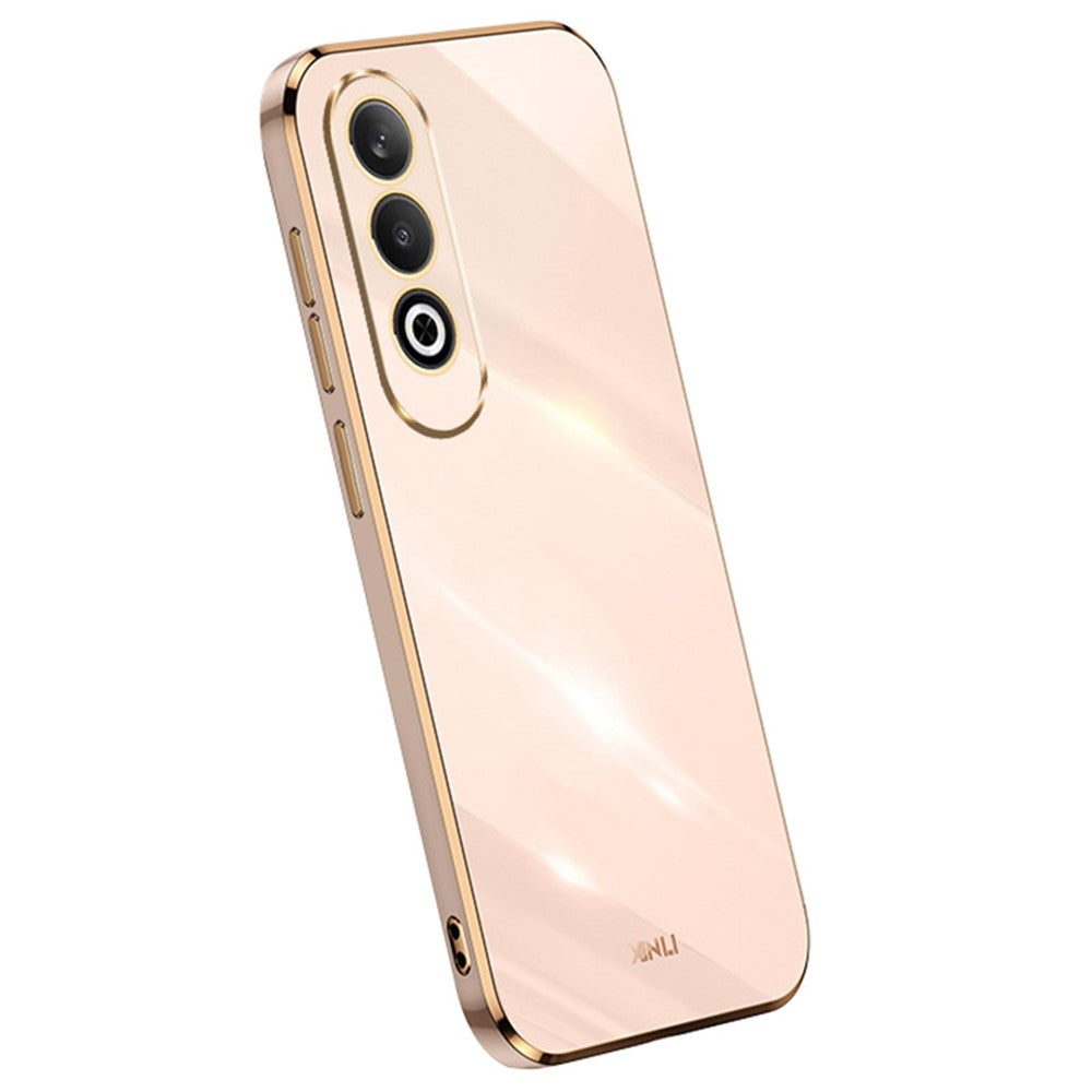 XINLI För Oppo K12 Skal Galvaniserad Kant Stötsäker TPU mobilskal
