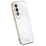 XINLI För Oppo K12 Skal Galvaniserad Kant Stötsäker TPU mobilskal