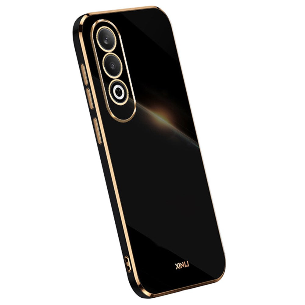 XINLI För Oppo K12 Skal Galvaniserad Kant Stötsäker TPU mobilskal