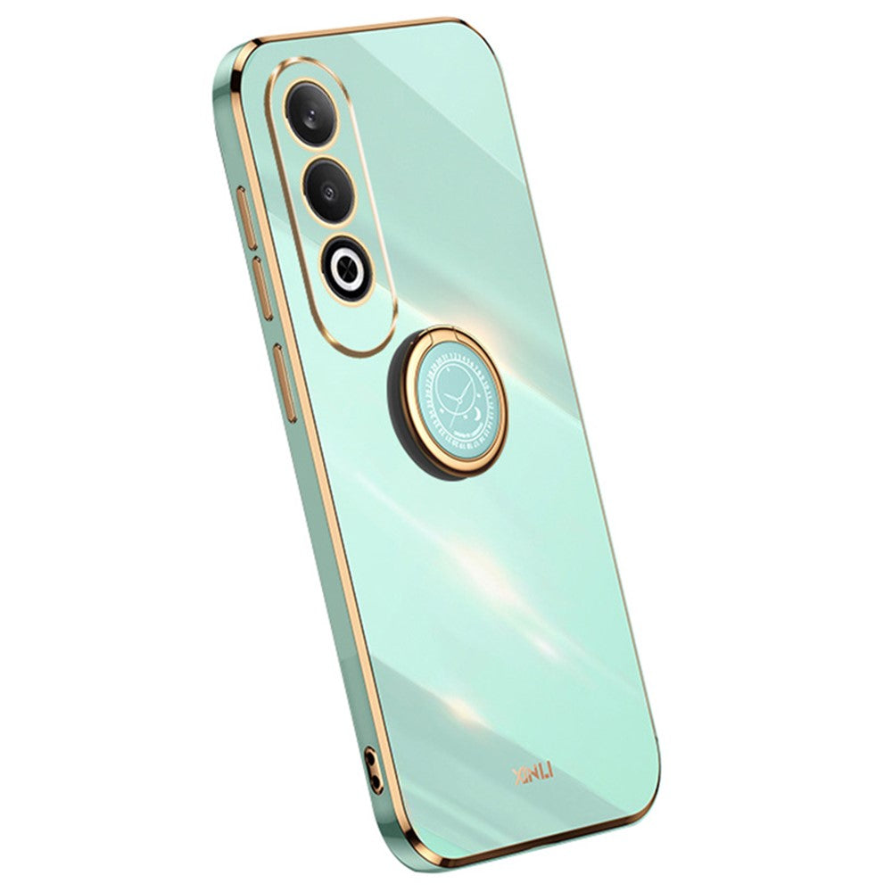 XINLI För Oppo K12 Skal TPU mobilskydd Roterbar Ringhållare