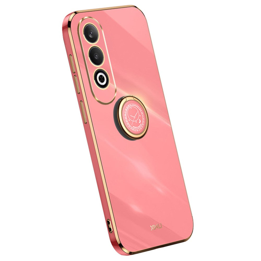 XINLI För Oppo K12 Skal TPU mobilskydd Roterbar Ringhållare