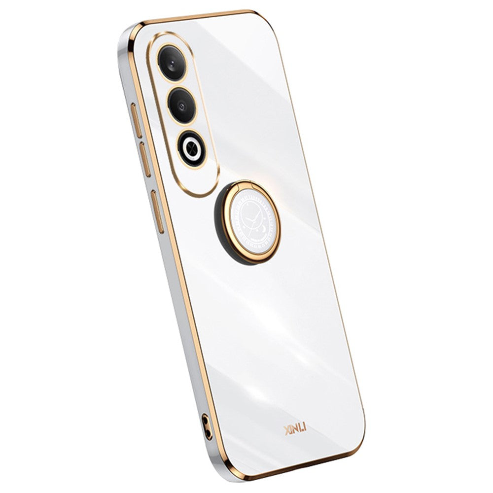 XINLI För Oppo K12 Skal TPU mobilskydd Roterbar Ringhållare