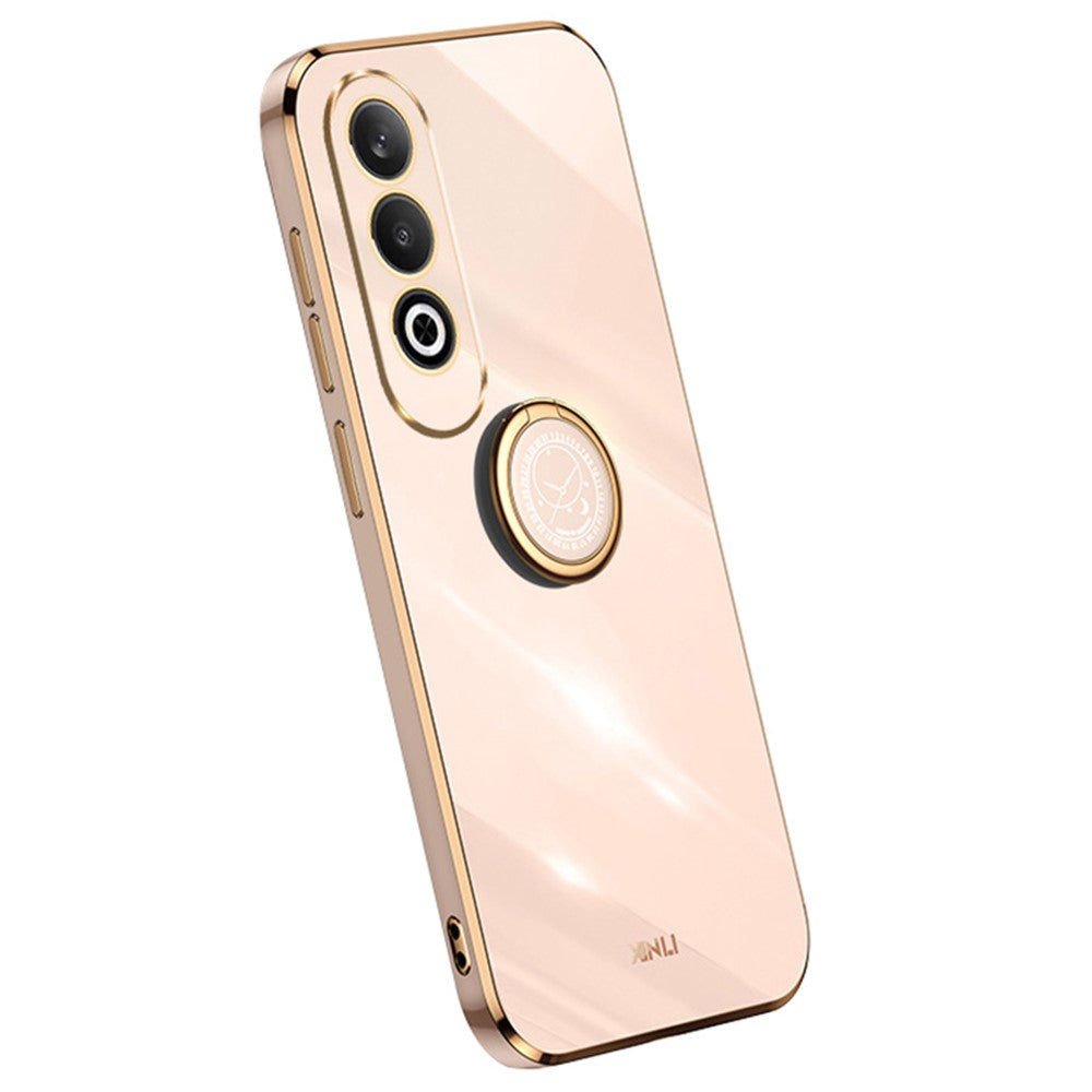 XINLI För Oppo K12 Skal TPU mobilskydd Roterbar Ringhållare