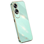 XINLI For Oppo A60 4G Case Soft TPU Electroplating Shockproof Phone Cover