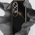 XINLI For Oppo A60 4G Case Soft TPU Electroplating Shockproof Phone Cover