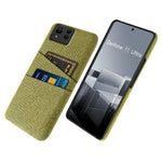 For Asus Zenfone 11 Ultra 5G Case Cloth Texture Anti-Scratch Phone Cover with Card Slots