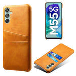 For Samsung Galaxy M55 5G / C55 5G / F55 5G Case Card Holder Leather+PC Phone Cover