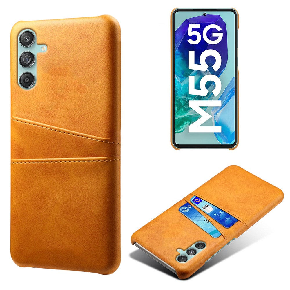 For Samsung Galaxy M55 5G / C55 5G / F55 5G Case Card Holder Leather+PC Phone Cover