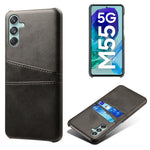 For Samsung Galaxy M55 5G / C55 5G / F55 5G Case Card Holder Leather+PC Phone Cover