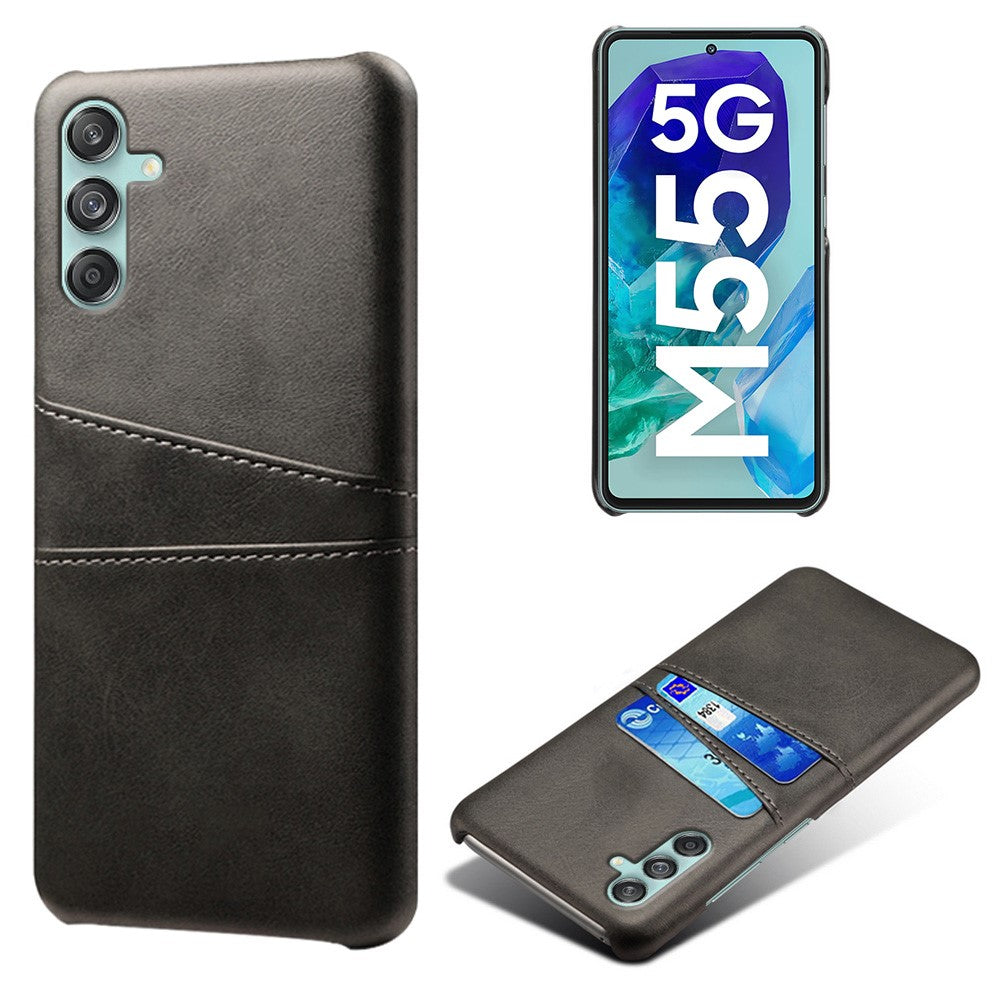 For Samsung Galaxy M55 5G / C55 5G / F55 5G Case Card Holder Leather+PC Phone Cover