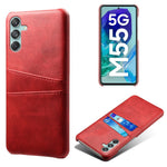 For Samsung Galaxy M55 5G / C55 5G / F55 5G Case Card Holder Leather+PC Phone Cover