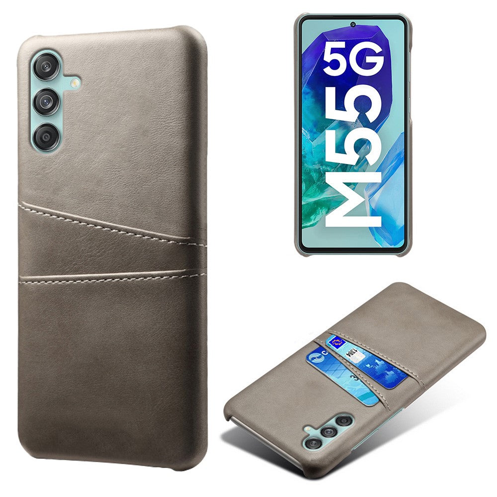 For Samsung Galaxy M55 5G / C55 5G / F55 5G Case Card Holder Leather+PC Phone Cover