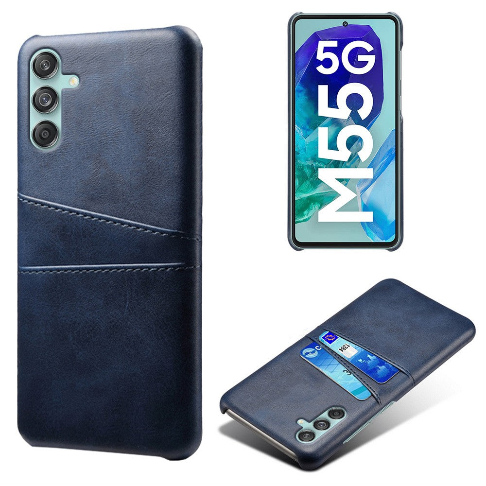 For Samsung Galaxy M55 5G / C55 5G / F55 5G Case Card Holder Leather+PC Phone Cover