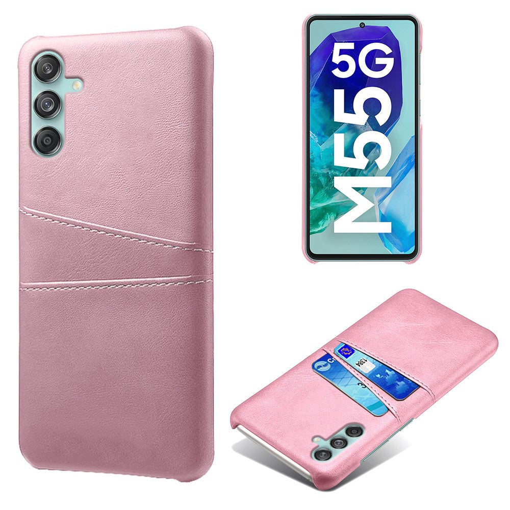 For Samsung Galaxy M55 5G / C55 5G / F55 5G Case Card Holder Leather+PC Phone Cover