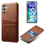 For Samsung Galaxy M55 5G / C55 5G / F55 5G Case Card Holder Leather+PC Phone Cover