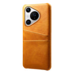 For Huawei Pura 70 Pro / Pura 70 Pro+ Case Dual Card Holder Leather+PC Phone Cover