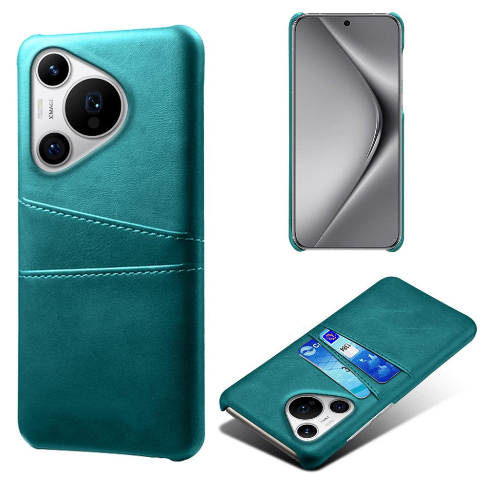 For Huawei Pura 70 Pro / Pura 70 Pro+ Case Dual Card Holder Leather+PC Phone Cover