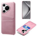 For Huawei Pura 70 Pro / Pura 70 Pro+ Case Dual Card Holder Leather+PC Phone Cover