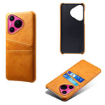 For Huawei Pura 70 Slim Case Card Slots PU+PC Phone Cover