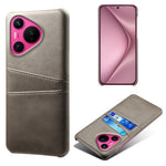 For Huawei Pura 70 Slim Case Card Slots PU+PC Phone Cover