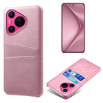 For Huawei Pura 70 Slim Case Card Slots PU+PC Phone Cover