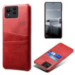 Til Asus Zenfone 11 Ultra 5G Cover Læderbelagt PC Telefoncover med 2 Kortlommer