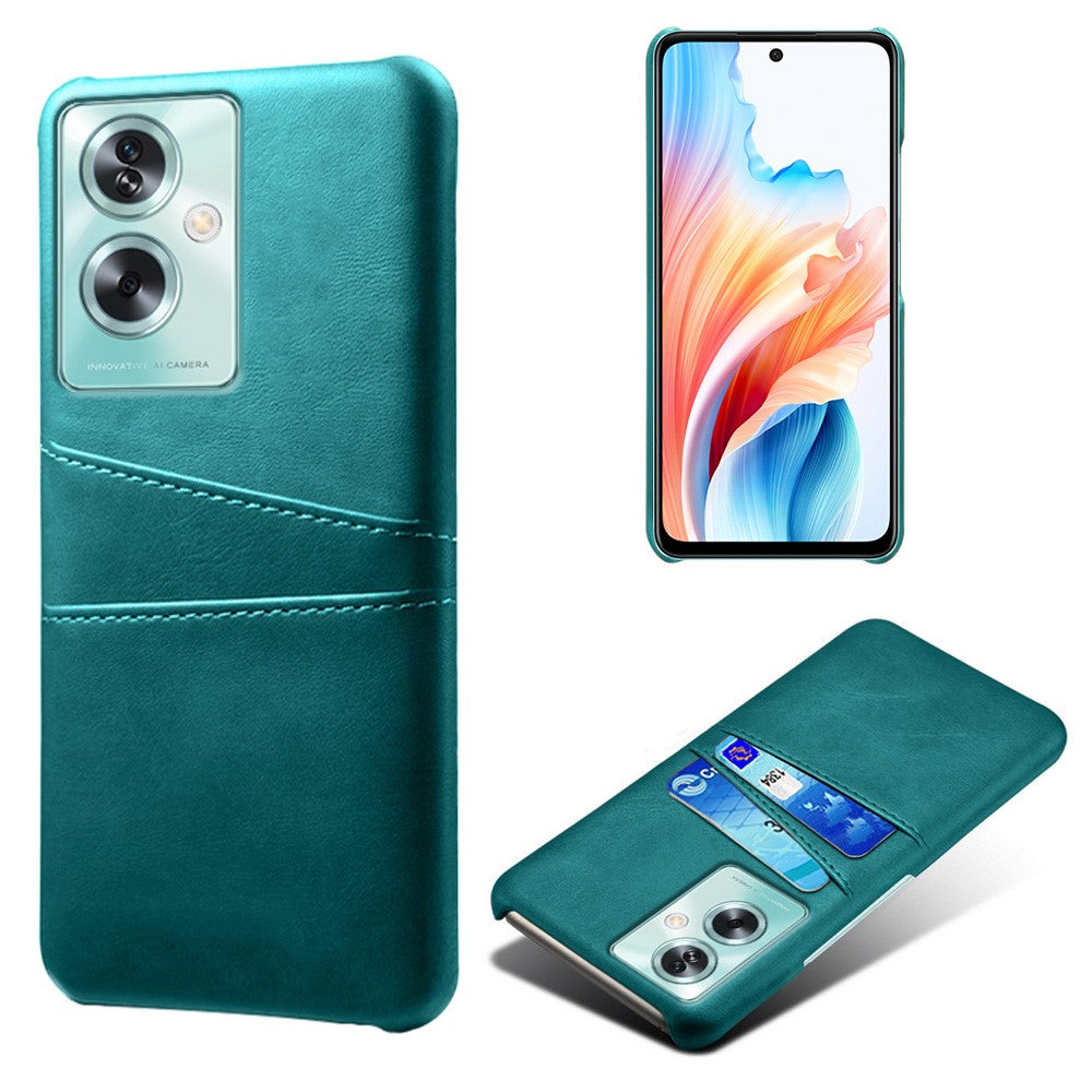 For Oppo A79 5G / A2 5G Shockproof Case Leather+PC Slim Phone Cover with Card Slots