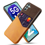 Til Samsung Galaxy M55 5G / C55 5G / F55 5G Etui i hård PC med kortlomme