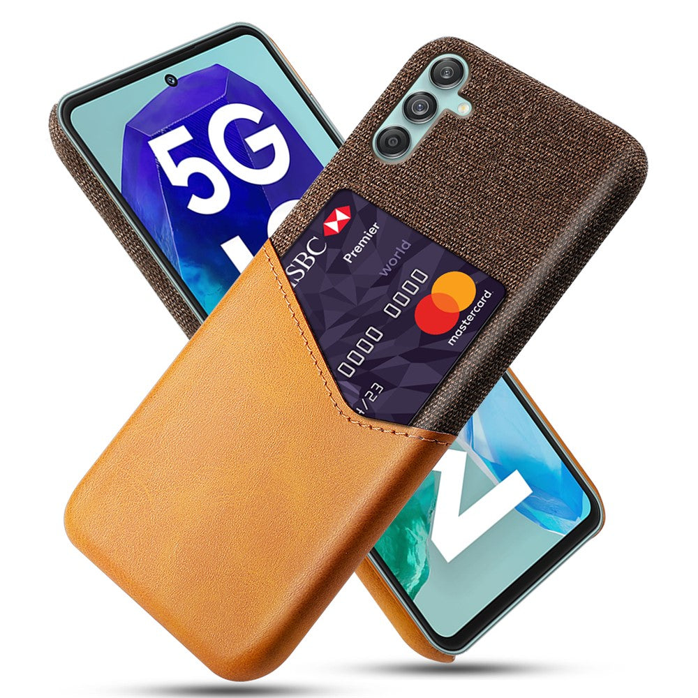 Til Samsung Galaxy M55 5G / C55 5G / F55 5G Etui i hård PC med kortlomme