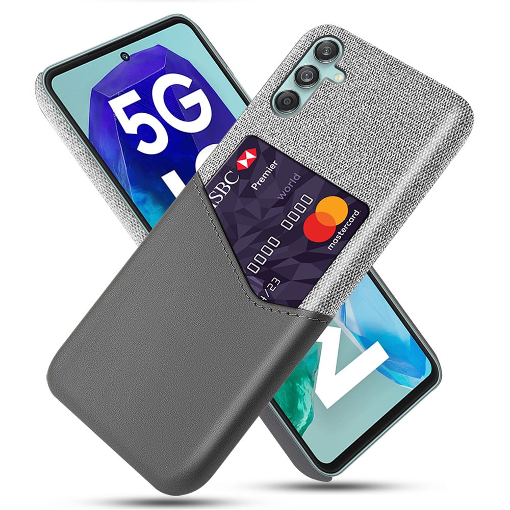 Til Samsung Galaxy M55 5G / C55 5G / F55 5G Etui i hård PC med kortlomme
