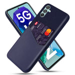 Til Samsung Galaxy M55 5G / C55 5G / F55 5G Etui i hård PC med kortlomme