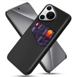 For Huawei Pura 70 Pro / Pura 70 Pro+ Case Card Holder Leather+PC Phone Cover