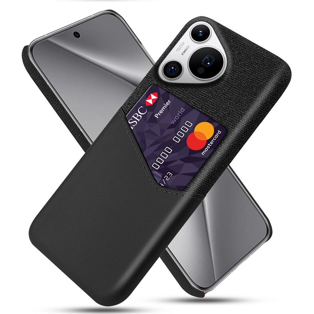 For Huawei Pura 70 Pro / Pura 70 Pro+ Case Card Holder Leather+PC Phone Cover