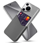 For Huawei Pura 70 Pro / Pura 70 Pro+ Case Card Holder Leather+PC Phone Cover