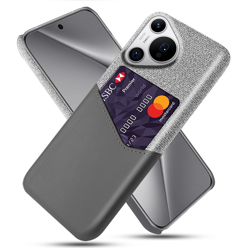 For Huawei Pura 70 Pro / Pura 70 Pro+ Case Card Holder Leather+PC Phone Cover