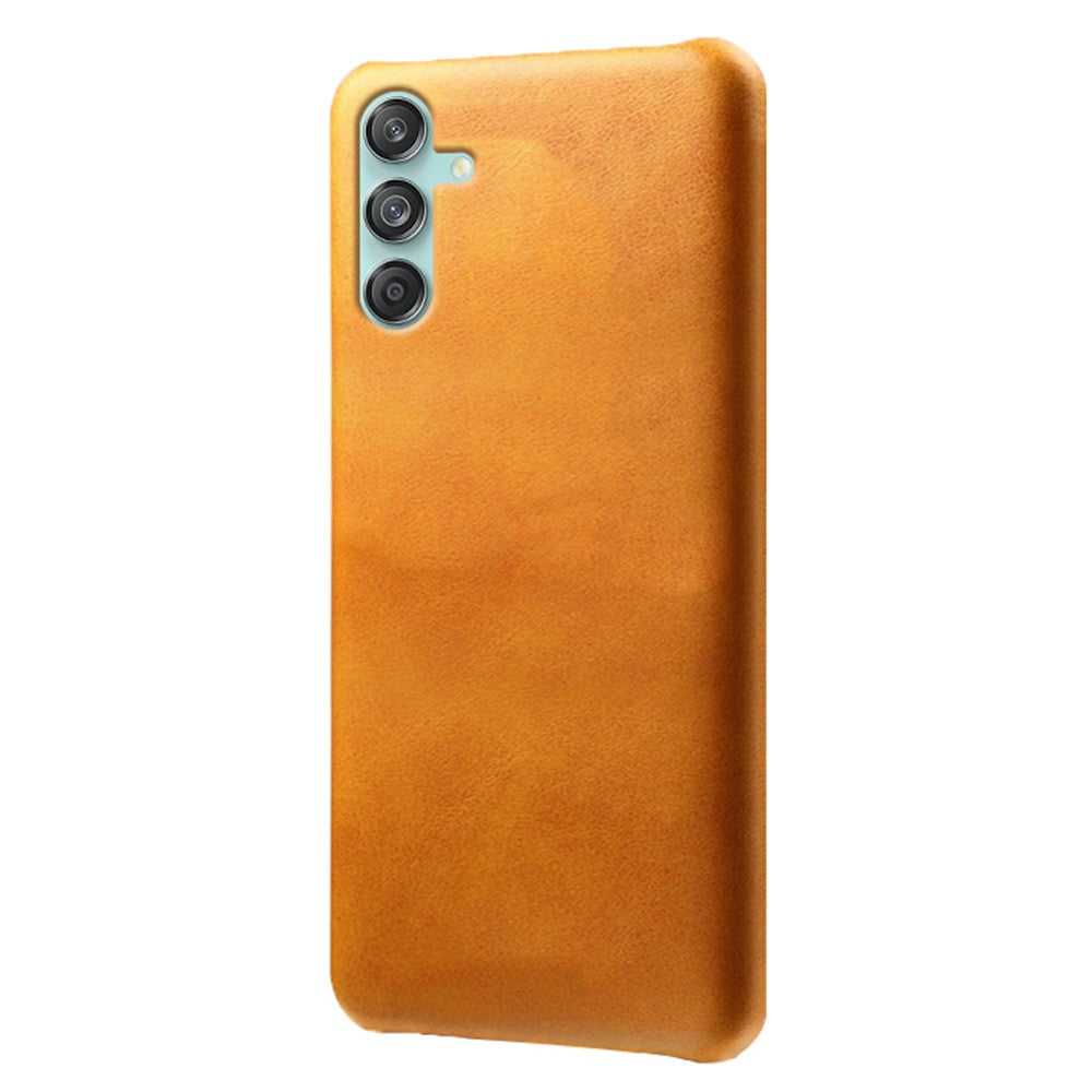 For Samsung Galaxy M55 5G / C55 5G / F55 5G Case PU Leather + Hard PC Phone Cover Calf Texture